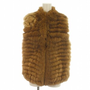 Rotiny Fur Fur Best Fox Fece 6 L Brown Brown /Ir ■ Gy18 Ladies