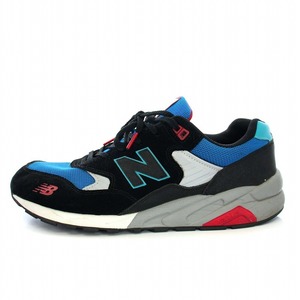 ニューバランス NEW BALANCE MRT580BF スニーカー シューズ US10 28cm 青 ブルー 黒 ブラック /TK ▲H メンズ