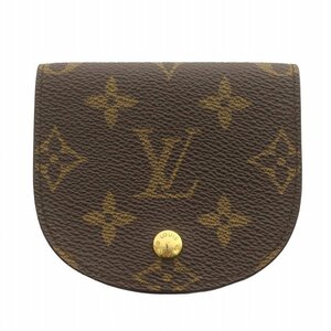 ルイヴィトン LOUIS VUITTON モノグラム ポルト モネ グゼ コインケース 小銭入れ 二つ折り財布 ミニ モノグラムキャンバス 茶 M61970