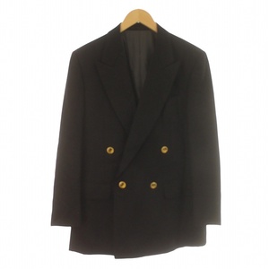  Burberry zBurberrys tailored jacket double wool gold button side Benz A5 M black black /IR #GY22 men's 