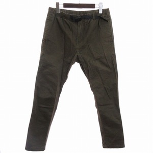 グラミチ GRAMICCI NN-PANTS TIGHT FIT ニューナローパンツ 8818-FDJ ストレッチ カーキ系 M メンズ