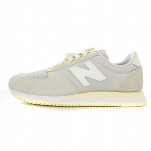 未使用品 NEW BALANCE LIFESTYLE スニーカー ローカット スエード メッシュ US6.5 23.5cm グレー WL420MGG