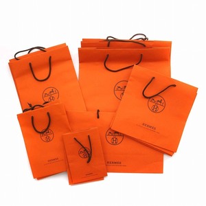 エルメス HERMES ショッピングバッグ 紙袋 ショッパー 大中小 18枚セット まとめ売り オレンジ /YM ■OH その他