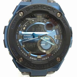 ジーショック G-SHOCK 腕時計 G-STEEL アナデジ クォーツ GST-200CP-2AJF 黒 ブラック 青 ブルー ウォッチ ■SM1 メンズ