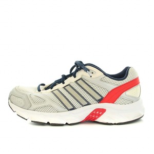 アディダス adidas ランスマート run smart adifurano nova 4E スニーカー メッシュ レザー US8.5 26.5cm 白 紺 赤 Q23948 メンズ