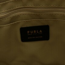 フルラ FURLA net トートバッグ ハンドバッグ ショルダーバッグ レザー 茶 ブラウン /AN2 レディース_画像3