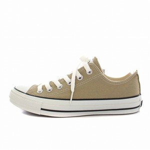 未使用品 コンバース CANVAS ALL STAR COLORS OX キャンバス オールスター カラーズ スニーカー ローカット シューズ US4.5 ベージュ