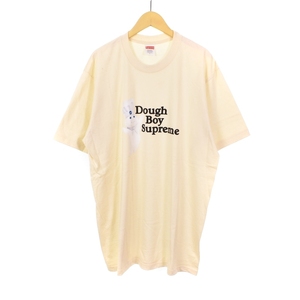 シュプリーム SUPREME 22AW Dough boy Tee Tシャツ カットソー 半袖 プリント L アイボリー ☆AA★ メンズ