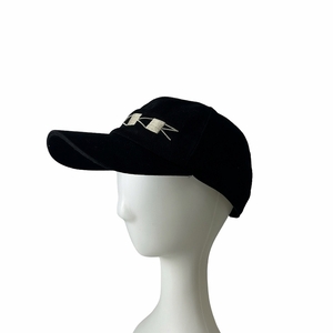 リックオウエンス Rick Owens Rick Owens DRKSHDW 23AW BASEBALL CAP Rリックオウエンス ダークシャドウ ベースボールキャップ L 黒 Black