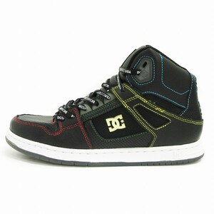 未使用品 ディーシーシューズ DC SHOES タグ付き PURE HIGH TOP SE ハイカット スニーカー ADYS100438 黒 ブラック 25.0cm メンズ