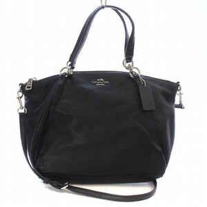 コーチ COACH スモール ケルシーサッチェル ハンドバッグ ショルダー 2WAY ロゴ レザー 黒 ブラック F36675 /AQ ■GY18 レディース