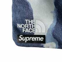 シュプリーム SUPREME NM72154 THE NORTH FACE 21AW Bleached Denim Shoulder Bag デニムプリント ショルダーバッグ 青 ブルー メンズ_画像4