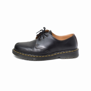 ドクターマーチン DR.MARTENS 1461 3ホール シューズ ブーツ 革靴 レザー イエローステッチ UK8 黒 ブラック 茶 ブラウン メンズ