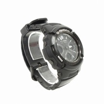 カシオジーショック CASIO G-SHOCK 腕時計 アナデジ タフソーラー 電波 AWG-M100BW-1AJF 黒 ブラック ウォッチ ■SM1 メンズ_画像2