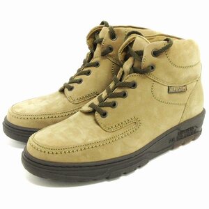 メフィスト MEPHISTO スニーカー ハイカット ウォーキングシューズ ヌバックレザー ベージュ 3 1/2 23cm位 レディース