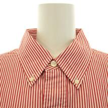 シンゾーン Shinzone STRIPE DADDY SHIRTS ストライプダディシャツ ボタンダウン ブラウス オーバーサイズ RS 赤 レッド 22SMSBL04_画像9