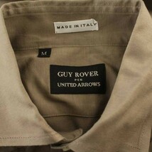 ギローバー GUY ROVER UNITED ARROWS シャツ カジュアルシャツ M 茶 ブラウン /KQ メンズ_画像3