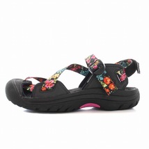 キーン KEEN ZERRAPORT 2 ゼラポート 2 スポーツサンダル 花柄 IBIS ROSE BLACK ブラック 黒 1026033 /YM レディース_画像2