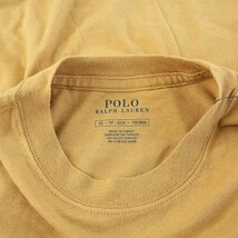 未使用品 ポロ ラルフローレン POLO RALPH LAUREN Tシャツ カットソー 長袖 XS ベージュ タグ付き /KQ レディース_画像4