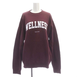 スポーティアンドリッチ SPORTY&RICH LAppartement取り扱い 22SS WELLNESS IVY C/N SWEATS 裏起毛 スウェット トレーナー コットン S