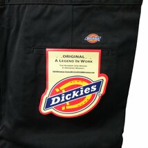 ディッキーズ Dickies ×meanswhile ミーンズワイル タグ付 ラップパンツ ワークパンツ ワイド ウェビングベルト 黒 ブラック 3 約L~XL_画像3