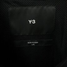 ワイスリー Y-3 美品 近年 ヨウジヤマモト スポーツユニフォームコーチジャケット SPORT UNIFORM COACH JACKET 黒 ブラック L IN8703_画像3