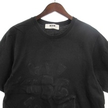 エムエスジーエム MSGM Tシャツ カットソー 半袖 コットン ブラック S メンズ_画像2