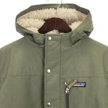 未使用品 パタゴニア Patagonia タグ付き Kids' Infurno Jacket キッズ インファーノ ジャケット 裏ボア フーディ 68460 カーキ XXL キッズ_画像2