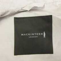 マッキントッシュ ロンドン MACKINTOSH LONDON ポリエステルコットンタフタフーデットコート G5A05323 コットン混 ショート丈 グレー 38 M_画像6