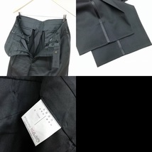 ソシアル COCIAL タキシード スーツ セットアップ ジャケット スラックス フォーマル 美品 6A ブラック メンズ_画像8