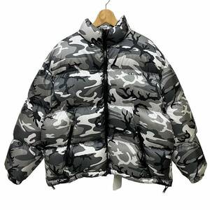  unused goods Celine CELINE 22AW Short down jacket SHORT DOWN JACKET CAMOUFLAGE camouflage camouflage pattern 46 gray 2W771153Q men's 