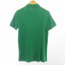 ポロ ラルフローレン POLO RALPH LAUREN ロゴ刺繍 ポロシャツ 半袖 ワンポイント 緑 グリーン S メンズ_画像2