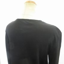未使用品 フェンディ FENDI タグ付き セットアップ ロゴ刺繍 チュニック ワンピース ロングスカート 長袖 黒 ブラック 42 約M相当 STK_画像5