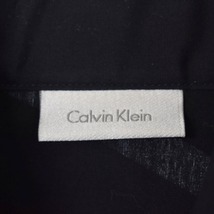カルバンクライン CALVIN KLEIN シャツ 半袖 総柄 S 黒 ブラック メンズ_画像3