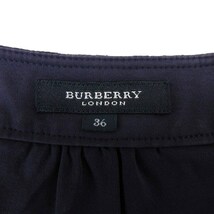 バーバリー ロンドン BURBERRY LONDON ワンピース 半袖 フリル 36 パープル 240510E レディース_画像3