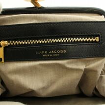 マークジェイコブス MARC JACOBS 2WAY ハンドバッグ ショルダーバッグ がま口 チェーン レザー 黒 ブラック /BB レディース_画像4