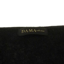 ダーマコレクション dama collection ニット 薄手 カットソー 長袖 レース モヘア S 黒 ブラック /KQ レディース_画像4