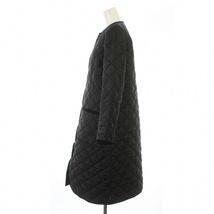Traditional Weatherwear ARKLEY LONG アークリー ロング キルティングコート ノーカラー 34 XS 黒 ブラック L212APQCO0098AA_画像2