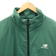 ニューバランス NEW BALANCE 23AW Hoops 中綿ウーブン ジャケット ジップアップ 2XL 緑 紺 白 /HK ■OS ■AD メンズ_画像5