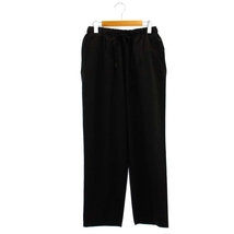 マーカ marka 23SS WOOL WASHER TROPICAL EASY WIDE PANTSパンツ テーパード イージー ドロスト ウール 1 黒 /NR ■OS ■AD メンズ_画像1