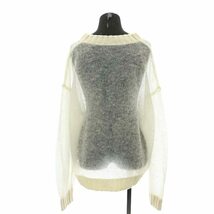 未使用品 ウォーレンスコット RHC別注 exclusive light mohair cardigan ニット カーディガン Vネック 長袖 アイボリー レディース_画像2