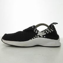 ナイキ NIKE エアウーブン AIR WOVEN スニーカー スリッポン 312422-002 黒 白 ブラック ホワイト US8 26cm 0508 メンズ_画像2