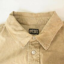 ディーゼル DIESEL 大きいサイズ カバーオール ワークジャケット ヴィンテージ加工 コットン ベージュ XL 0509 メンズ_画像7