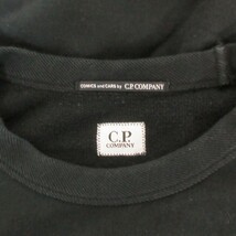 シーピーカンパニー C.P.COMPANY トレーナー スウェットシャツ フロントプリント コットン 黒 ブラック XL 0509 メンズ_画像3