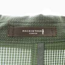 マッキントッシュ ロンドン MACKINTOSH LONDON テーラードジャケット ブレザー 2B 薄手 G1E25-111-77 カーキ 緑系 38 M位 ■SM1 メンズ_画像5