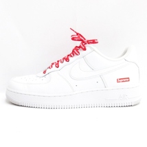 ナイキ NIKE × シュプリーム SUPREME Air Force 1 Low エアフォース 1 ロー スニーカー CU9225-100 ホワイト US8 26cm メンズ_画像1