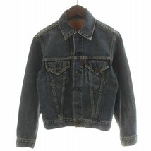 リーバイス Levi's 90s ヴィンテージ 71557 3rd サード 復刻 デニムジャケット Gジャン ジージャン ビッグE BIGE 34 S 青_画像1