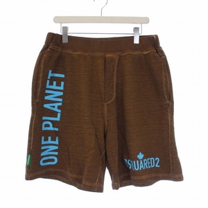 未使用品 ディースクエアード DSQUARED2 One Life Shorts S78MU0034 22SS スウェット ショートパンツ バミューダパンツ ハーフ イージー ロ