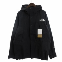 未使用品 ザノースフェイス THE NORTH FACE タグ付き 22年製 マウンテンライトジャケット パーカー ロゴ刺繍 NP62236 黒 L メンズ_画像1