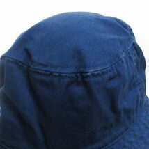 カンゴール Washed Bucket コットン バケットハット ウォッシュ加工 帽子 ロゴ 刺しゅう ネイビー 紺 L ■SM1 メンズ レディース_画像6